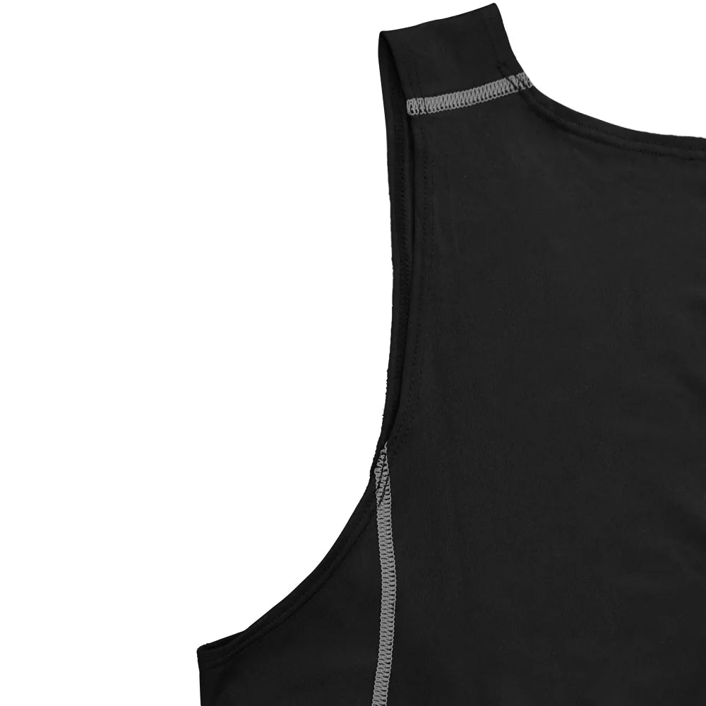 Men Fitness Clothing Tight Vest for Teenagers Workout Sleeveless T-shirts Sports Running Tops Gym Fitness Slimming Vest Tank Top