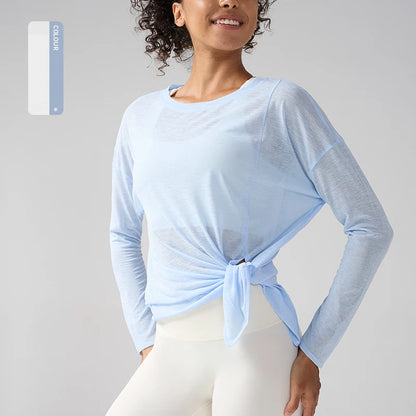 Women's Fitness Sports T-shirt Summer Loose Short Sleeve Quick Drying Gym Running Top Female Leisure Clothing👚