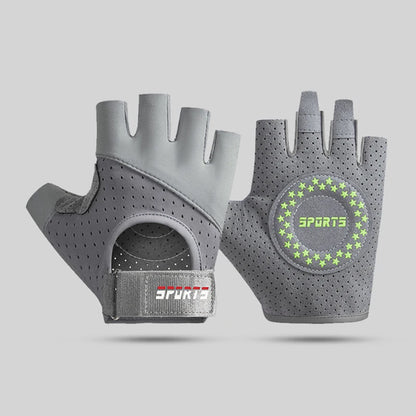 Fitness Yoga Gloves for Men Women Gym Hiking Summer Ice Silk Breathable Gloves Cycling Anti Slip Exercise Weightlifting Gloves